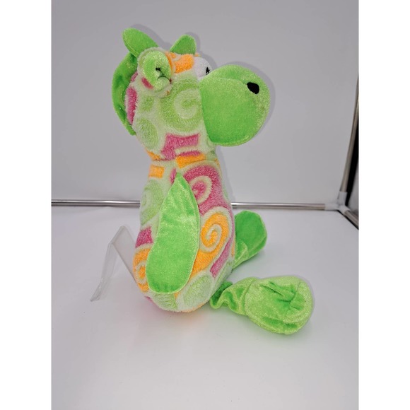 Rare Colorway Emerald Toy Lime green Orange Pink Giraffe - Picture 2 of 7